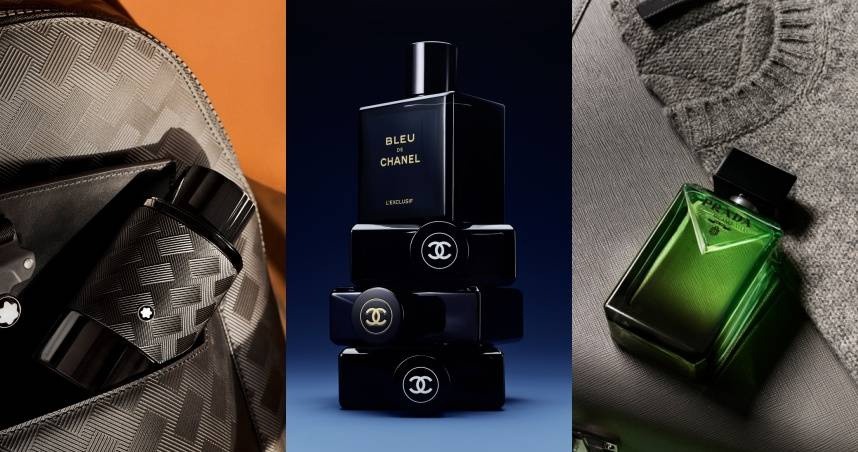 2025男士香水三巨頭！CHANEL、PRADA、Montblanc齊發，引爆藍色