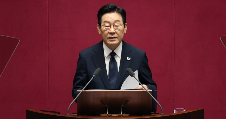 南韓總統李在明。（圖／達志／美聯社）