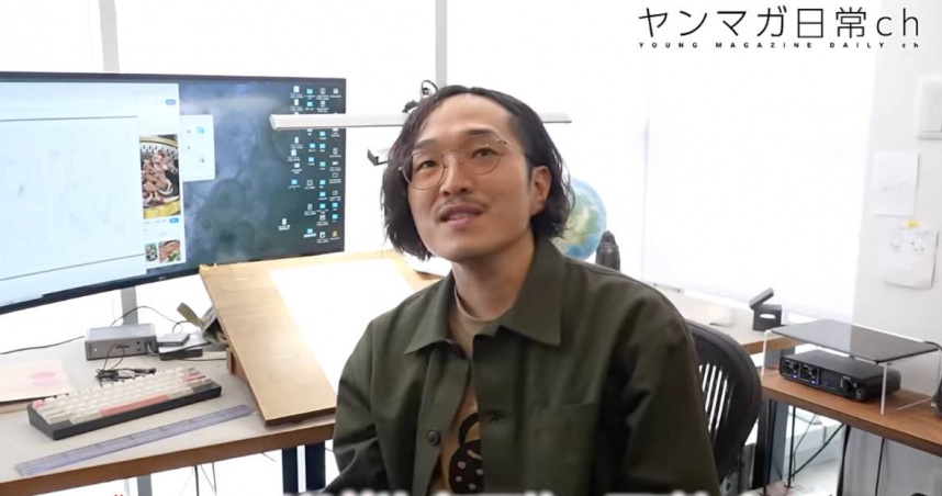 漫畫家鹿子病逝。（圖／翻攝YouTube／ヤンマガ日常ch）