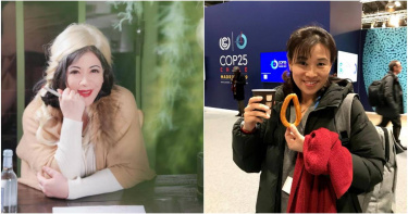 資深媒體人陳文茜（左）及李瑞玉。（合成圖／翻攝自Facebook／ 文茜的世界周報 Sisy's World News）