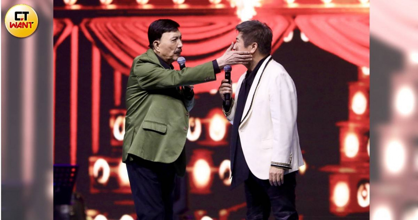 胡瓜被余天當場「賞巴掌」。（圖／侯世駿攝）