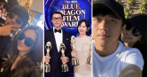 周杰倫與昆凌（左起）、玄彬與孫藝真、以及鄧超和孫儷都是演藝圈中的「頂流夫妻」。（圖／翻攝自臉書、IG、微博）