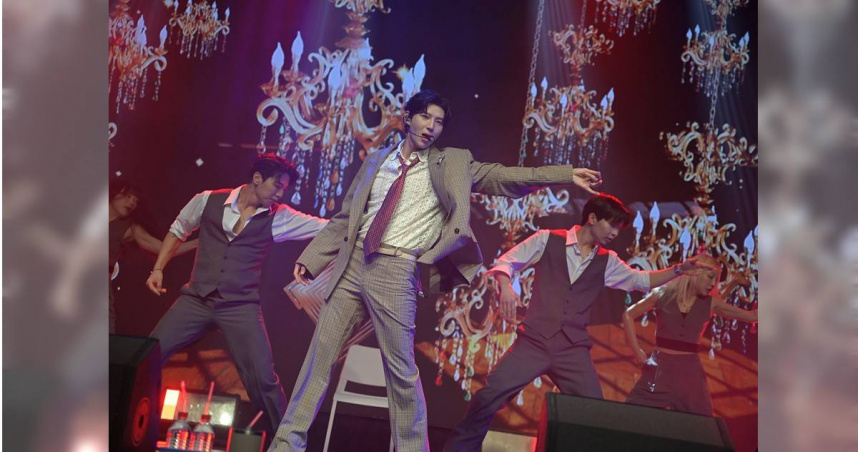 VIXX成員LEO今（11）日在台北 CLAPPER STUDIO舉辦見面會。（圖／ONINN ASIA提供）