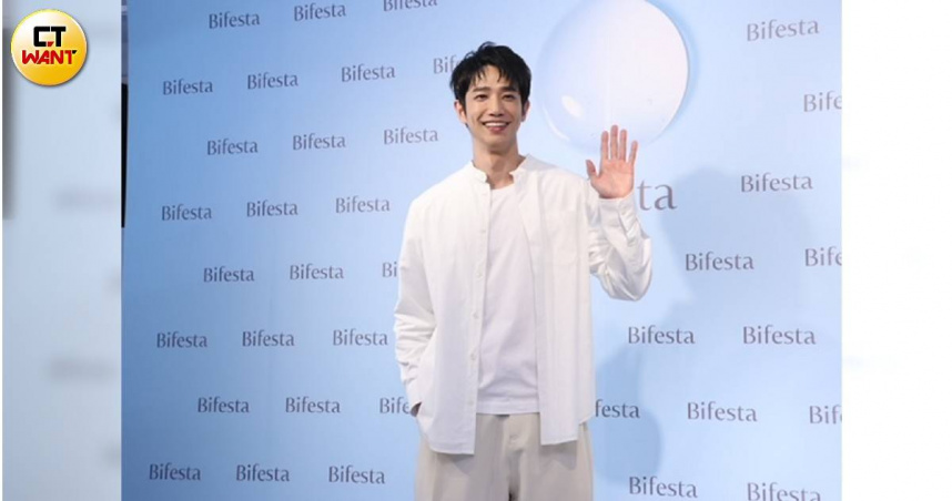 劉以豪透露有關心孟耿如。（圖/焦正德攝）