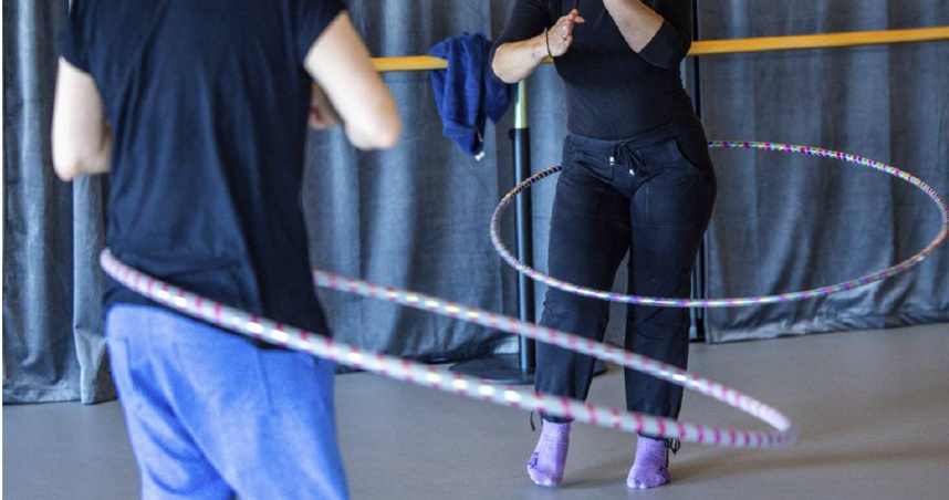 呼拉圈（hula hoop）。（圖／達志／美聯社）