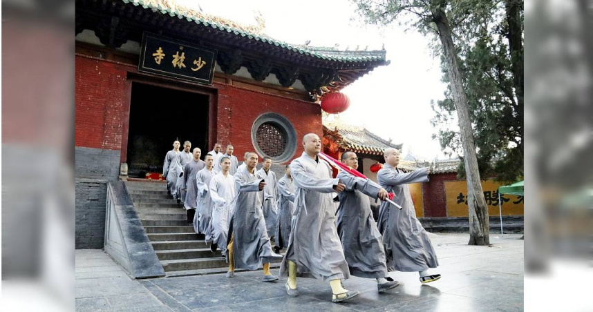 河南嵩山少林寺在新住持上任後，展現與此前截然不同的面貌。（示意圖／達志／美聯社）