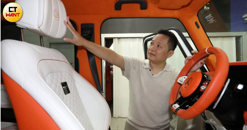 BRABUS是公認頂級的豪華品牌之一，其車款最低千萬起跳，其客製化的獨特性更吸引頂級富豪瘋搶。（圖／方萬民攝）