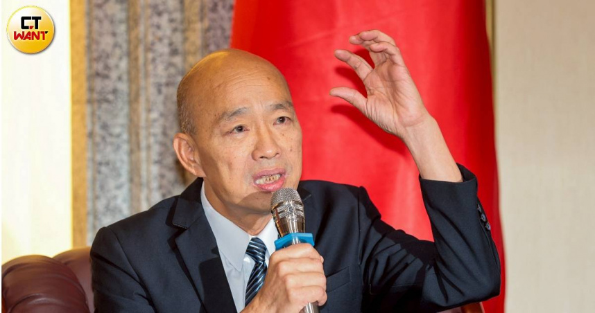 韓國瑜表示，解鈴還須繫鈴人，此事應從源頭處理，不應自己生病叫別人吃藥。（圖／黃耀徵攝）