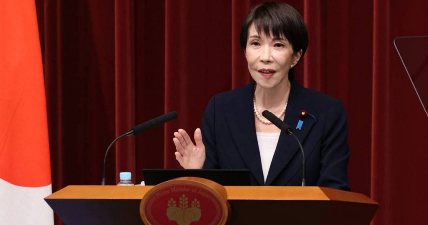 高市早苗率領的日本自民黨在本次眾議院改選中獲得佳績。（圖／達志／美聯社）