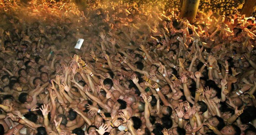 西大寺會陽是岡山地區歷史悠久的傳統祭典。（圖／翻攝自岡山觀光WEB）