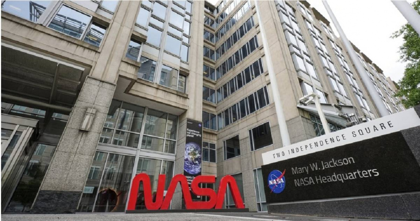 位於華盛頓的美國國家航空暨太空總署（NASA）總部大樓。（圖／達志／美聯社）