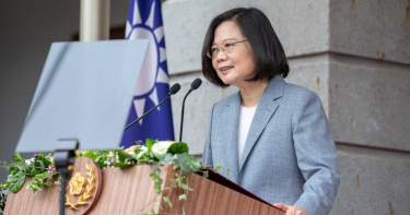 就職演說感性噴淚 小英總統:我不退縮、我有你們