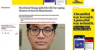 直男殺手!印尼留英博士生 迷姦190男判囚終身