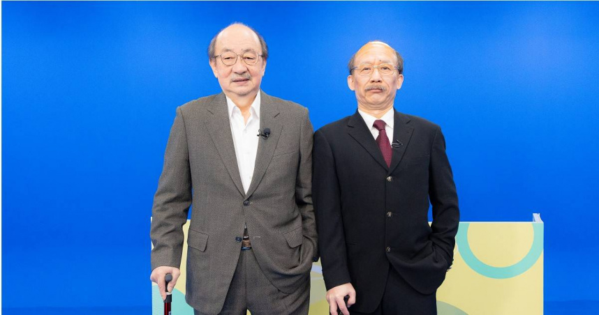 真假柯建銘同台。（圖／《鄉民大學問》提供）