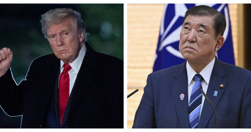 石破茂對於川普關稅發表了迄今最強烈的警告。（圖／達志／美聯社）