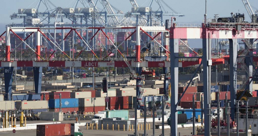 美國加州長灘碼頭。（圖／達志／美聯社）