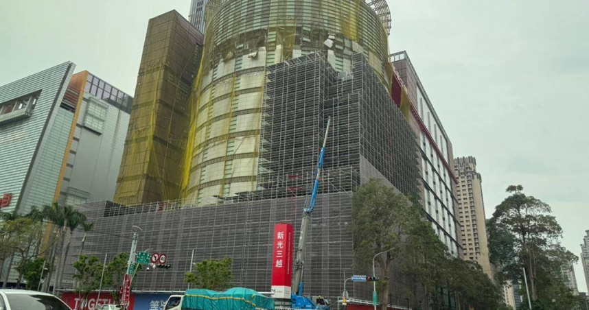 台中新光三越氣爆至今將滿3個月，坊間盛傳將於暑假部分營業。（圖／翻攝畫面）