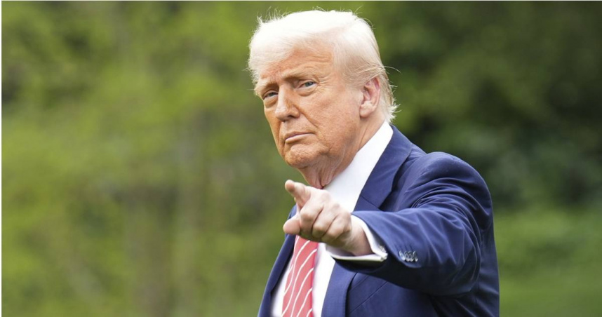 美國總統川普。（圖／達志／美聯社）