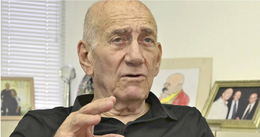 以色列前總理歐麥特（Ehud Olmert）。（圖／達志／美聯社）
