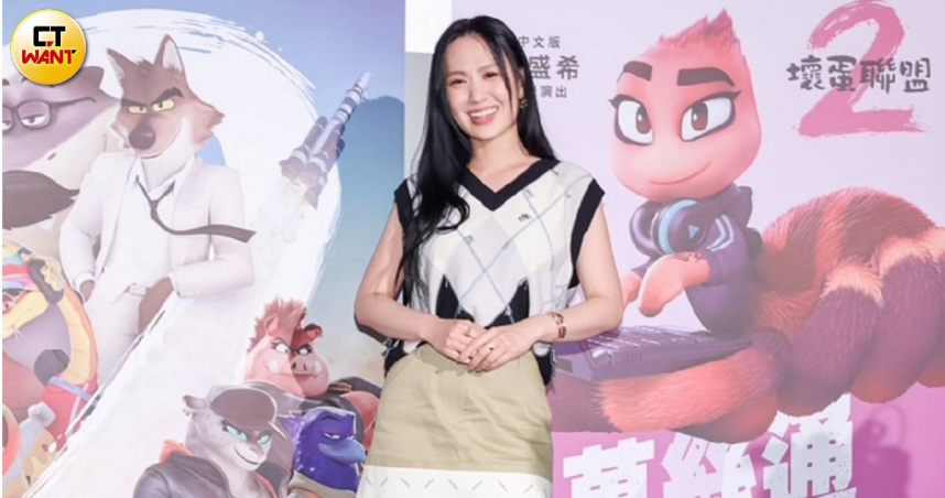 孫盛希為動畫電影配音。（圖／楊澍攝）