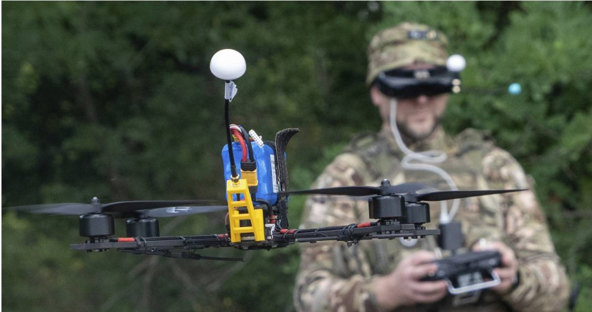 無人機已徹底改變俄烏戰場。（圖／達志／美聯社）