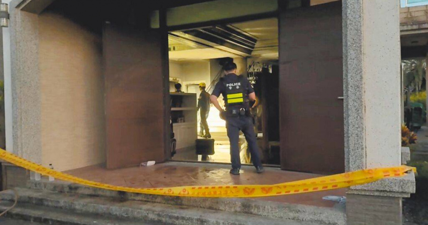 63歲王姓婦人16日在宜蘭縣三星鄉家中農舍被燒死，警方封鎖現場調查。（圖／民眾提供）