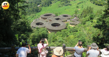 土樓是台灣人到福建旅遊必看景點。（圖／陳曼儂攝）