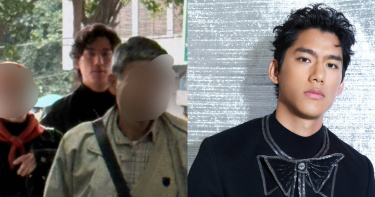 本刊讀者在台北車站巧遇朱軒洋。（圖／讀者提供、翻攝自朱軒洋臉書）