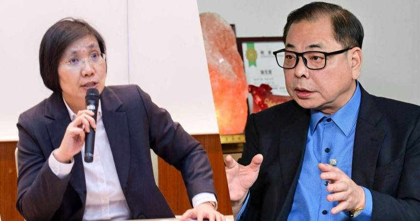 國民黨新竹縣初選，最終由徐欣瑩（左）戰勝陳見賢（右）。（圖／黃摯恩後製／翻攝徐欣瑩、陳見賢臉書）