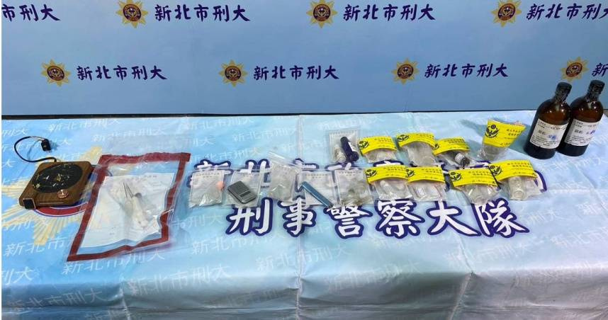新北警曾在板橋一處民宅攻堅毒窟，發現大量冰淇淋、焦糖等口味的依託咪酯煙彈。（圖／翻攝畫面）
