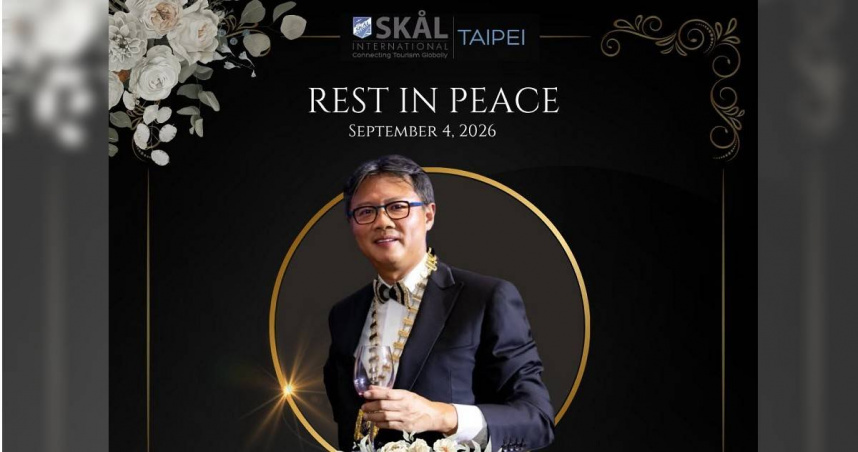 福華大飯店第三代接班人廖國宏（Hiro Liao）驚傳辭世，享年55歲，消息震撼觀光及飯店業界。（圖／翻攝自臉書，Skal International Taipei）