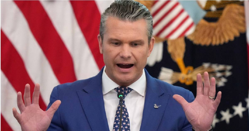 美國國防部長赫格塞斯（Pete Hegseth）。（圖／達志／美聯社）