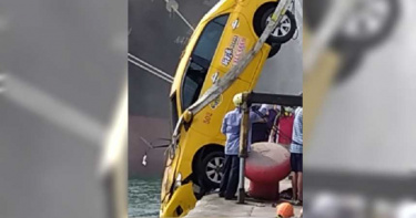 小黃衝過高港碼頭墜海 2天後尋獲計程車駕駛離奇失蹤