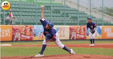 先發投手高聖凱，主投三局失一分。(圖／宋岱融攝）