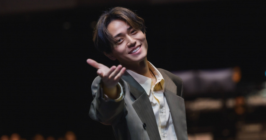 永瀬廉擁有「國寶級神顏」的封號，被問到自身的感情路難不難，他自信答：「看我長這張臉應該蠻簡單的。」（圖／大鴻藝術BIG ART提供）