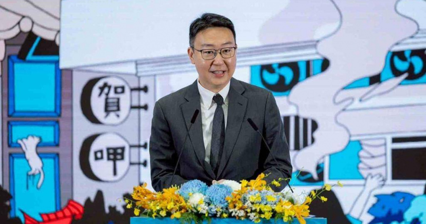 交通部長陳世凱1日出席台灣美食展開幕典禮。（圖／觀光署提供）