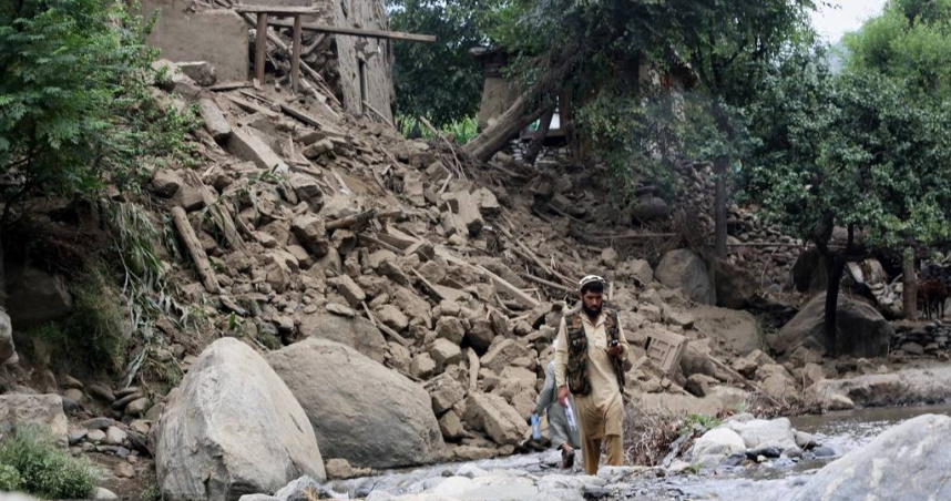 阿富汗東部日前發生規模6.0強烈地震。（圖／達志／美聯社）
