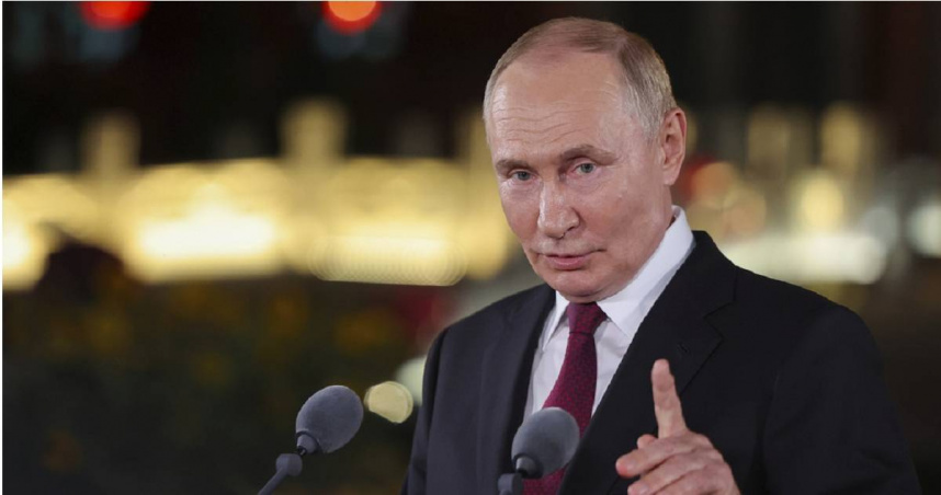 俄羅斯總統普丁（Vladimir Putin）。（圖／達志／美聯社）