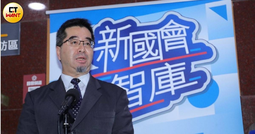 前總統府祕書長蕭旭岑（圖）發文直球對決來自馬英九基金會依連串攻擊。（圖／周志龍攝）