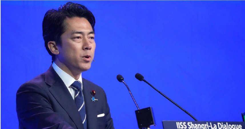 日本防衛大臣小泉進次郎。（圖／達志／美聯社）