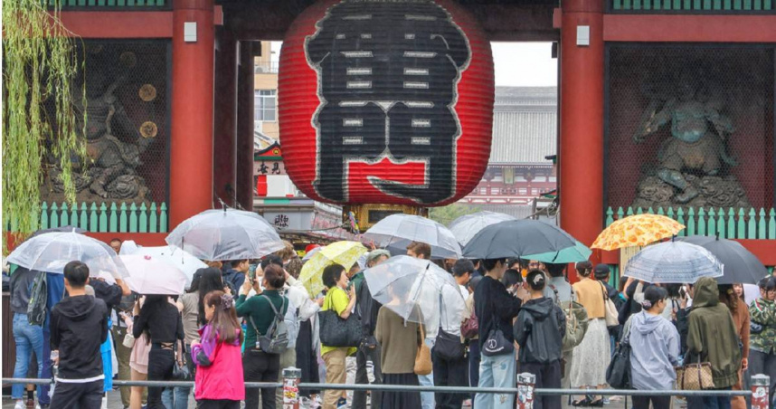 東京已連續35天觀測到降水情形，破2019年紀錄。（圖／達志／美聯社）