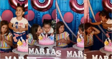 幼幼版甄嬛傳!妹慶生姐搶吹蠟燭…還冷笑挑眉 下一秒開打了