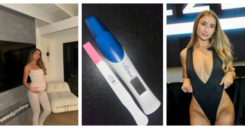 14小時百人斬的英國女優，近日在IG上PO出懷孕照，網友都在問爹是誰？（圖／翻攝自IG）