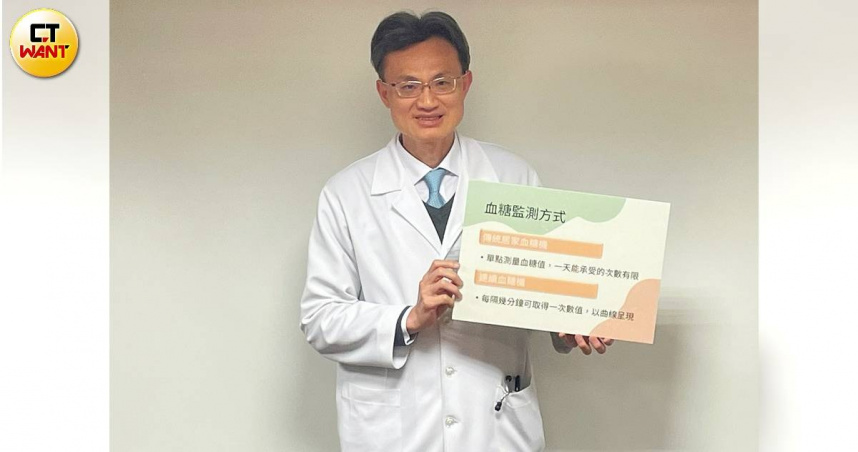 榮新診所副院長康宏銘表示，初期糖尿病並無明顯症狀，隨著病情加劇出現吃多、喝多、尿多和體重下降等情況。（圖／林則澄攝）