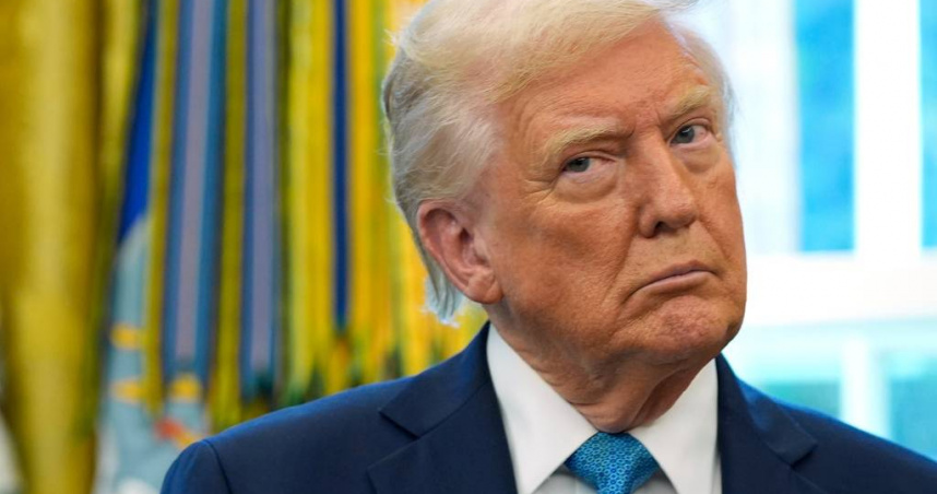 美國總統川普。（圖／美聯社／達志）