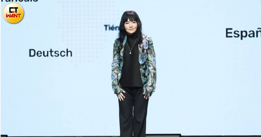 唐綺陽出席CATCHPLAY+2025全面升級發表會。(圖/趙文彬攝)
