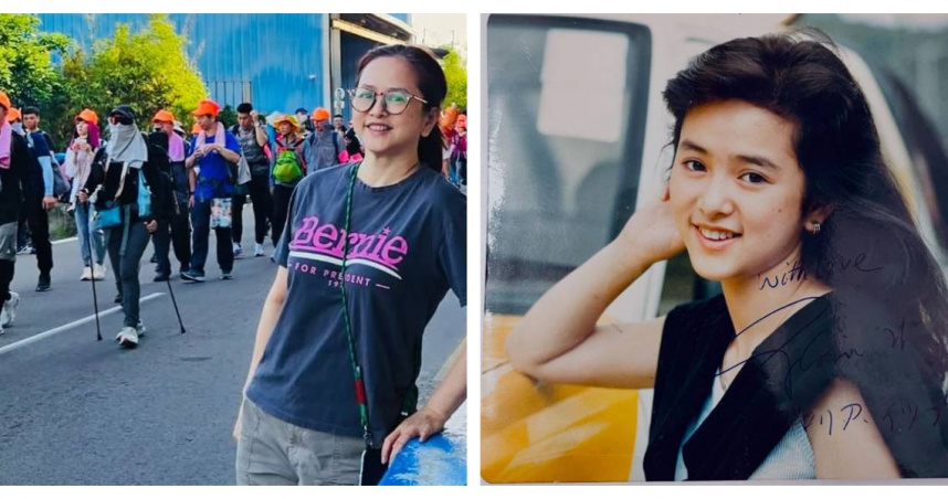 葉蘊儀現身白沙屯媽祖進香隊伍。（圖／翻攝自葉蘊儀IG）