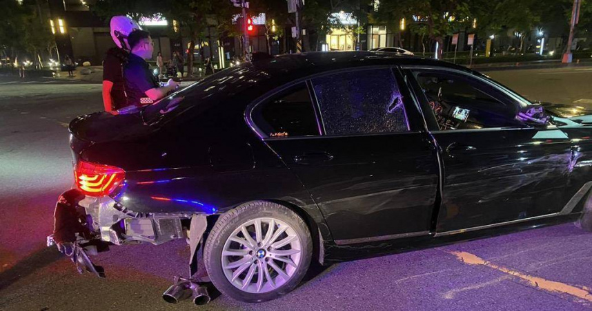 林男在台中遭遇盤查，因攜帶毒品而心虛逃逸，在案發後5小時遭逮。（圖／翻攝畫面）