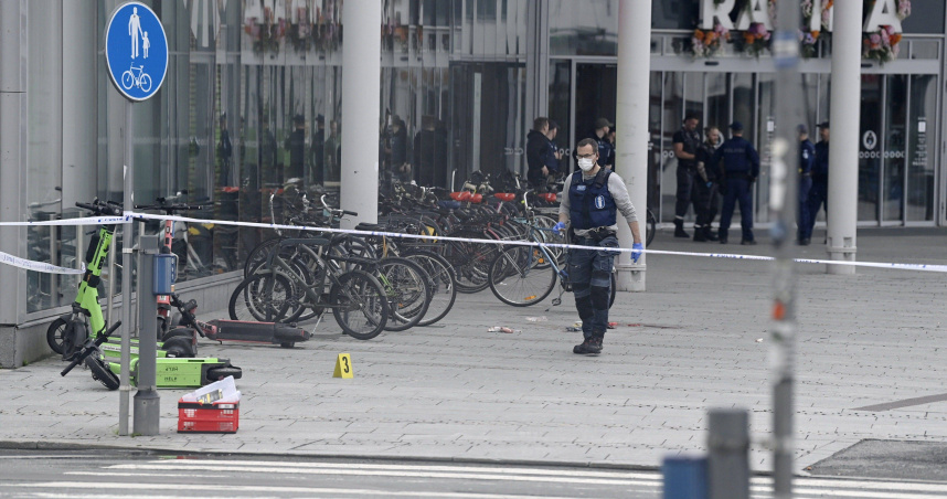 芬蘭坦佩雷一家購物中心驚傳持刀傷人事件，造成4人受傷送醫。（圖／達志／路透社）