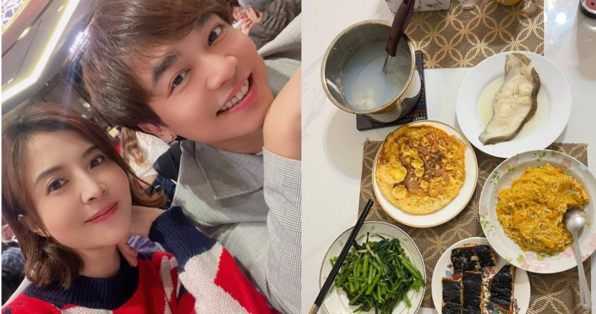 44歲女星李亮瑾從與男歌手張峰奇交往就跟著對方吃蛋奶素，結婚生子的月子餐也是選素食，但近日透露，她下廚都要準備葷食和素食，並分享為何小孩沒有跟著吃素。（圖／翻攝自臉書／李亮瑾）